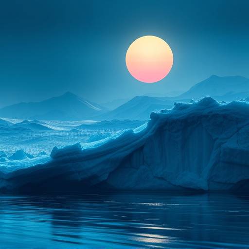 Waveform image of 'The Midnight Sun Podcast', Episode 3: Glaciers.