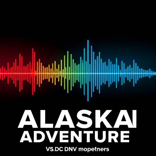Waveform representing the audio for Alaska Adventures radio commercial